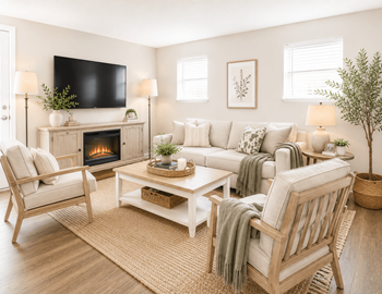Wood-look vinyl flooring